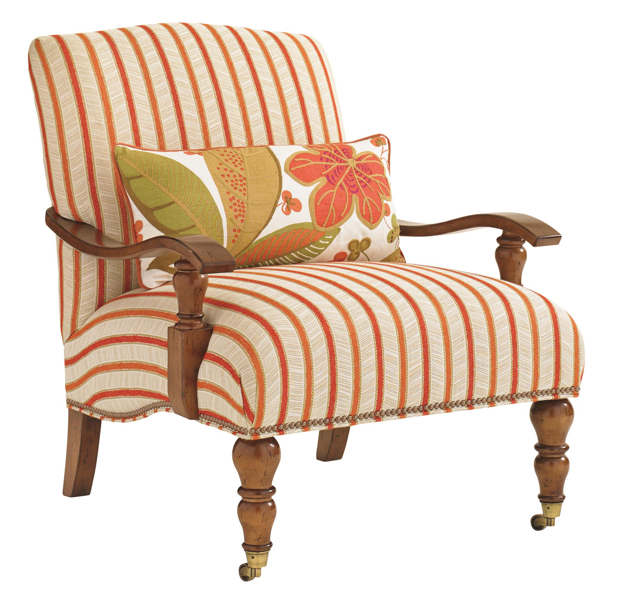 Tommy Bahama Home Bali Hai 166711AA San Carlos Chair with Exposed Wood